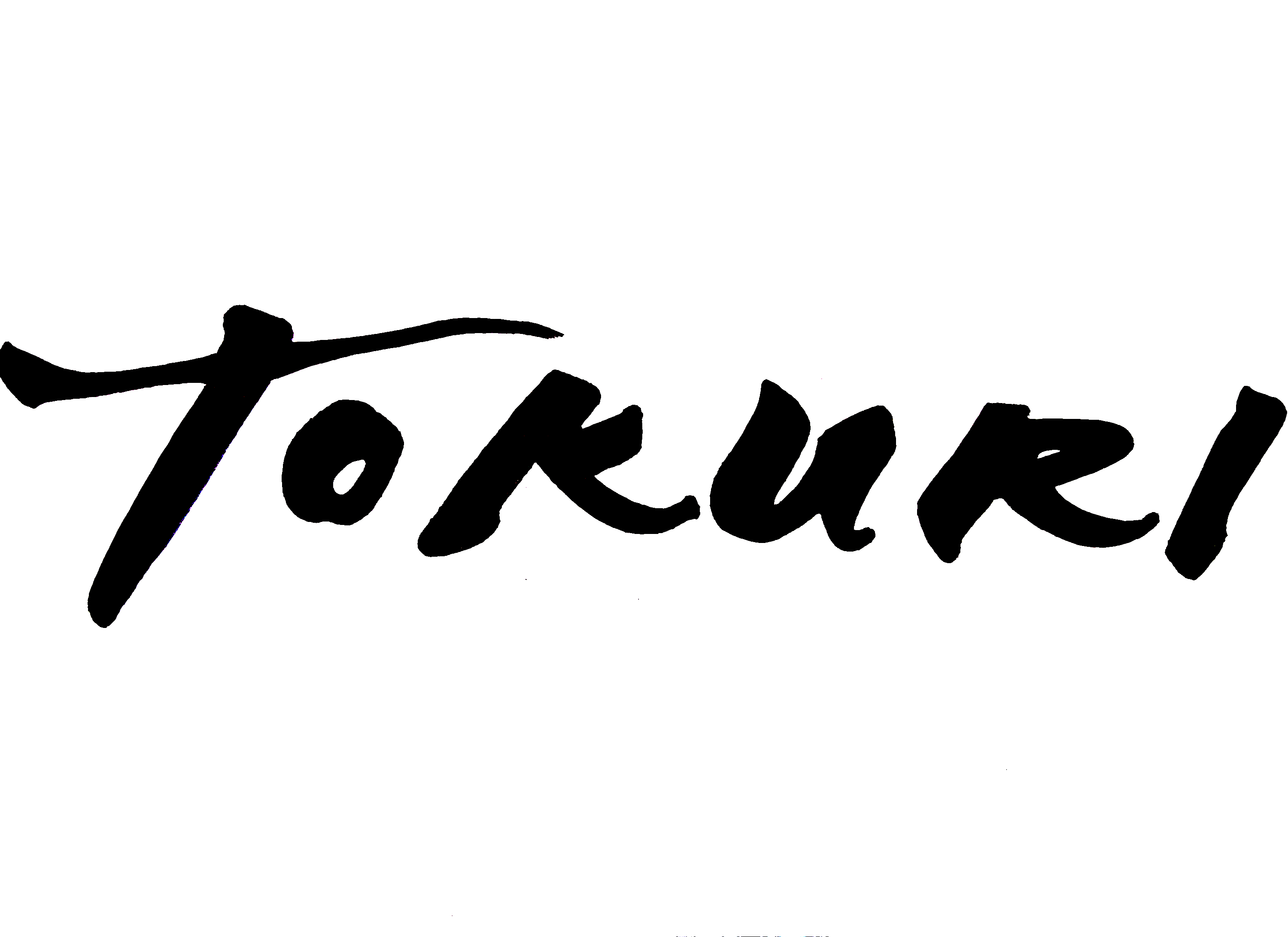 Tokuri Script Logo